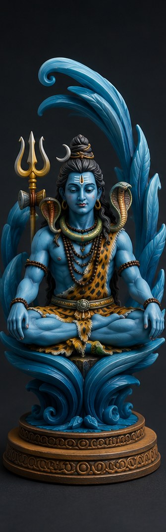 Shiva Cascade Showpiece