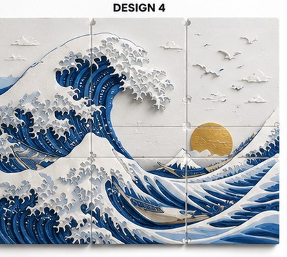 Great Wave — 3D Wall Art